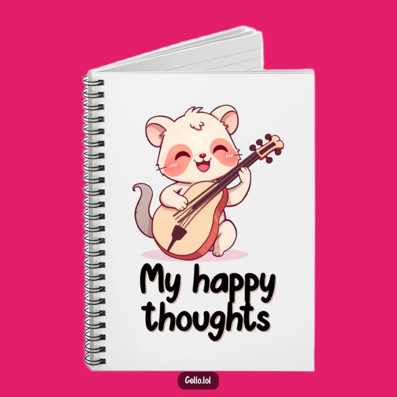 Funny Cello Notebook - Jot Down Tunes with a Happy Smile