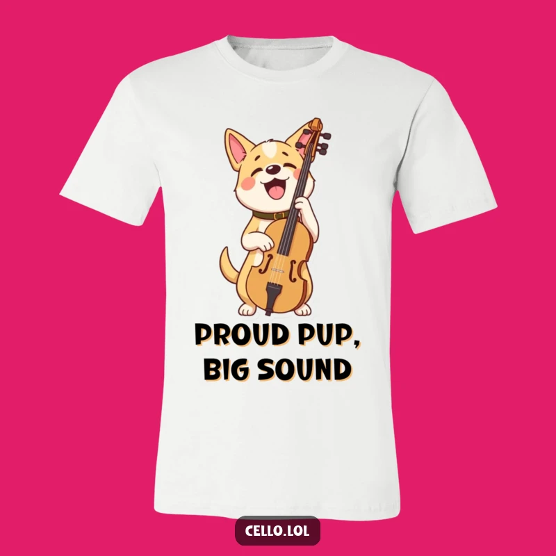 Funny Dog Cello Star Tee: Show Your Musical Pride Gift